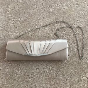 RSVP tan clutch